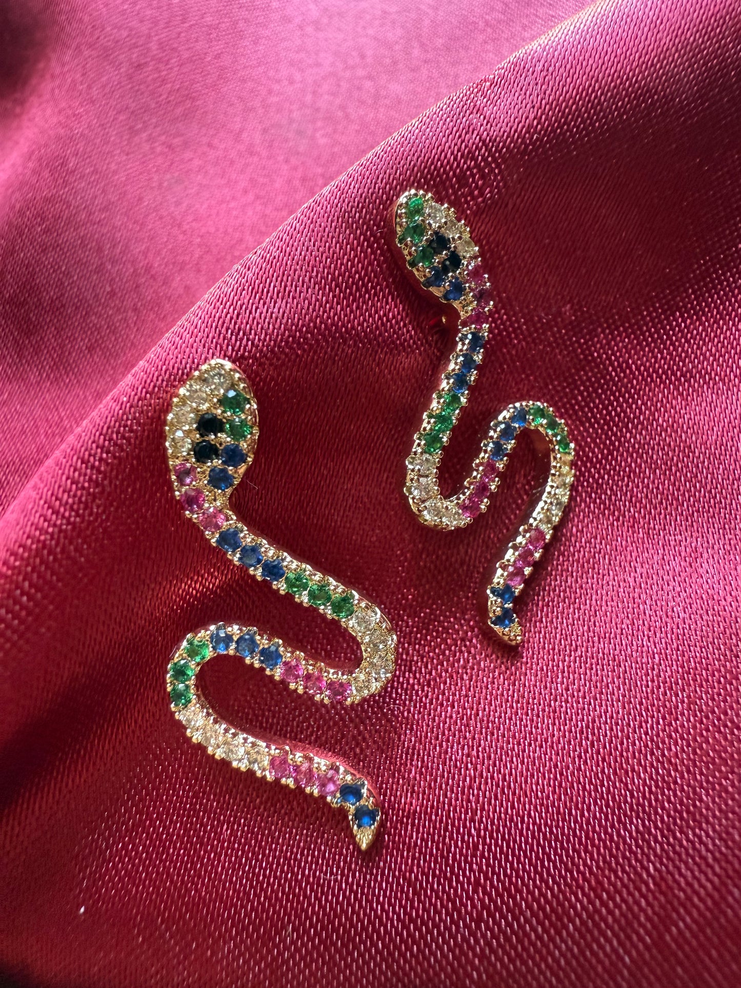 Multicolour L Earrings