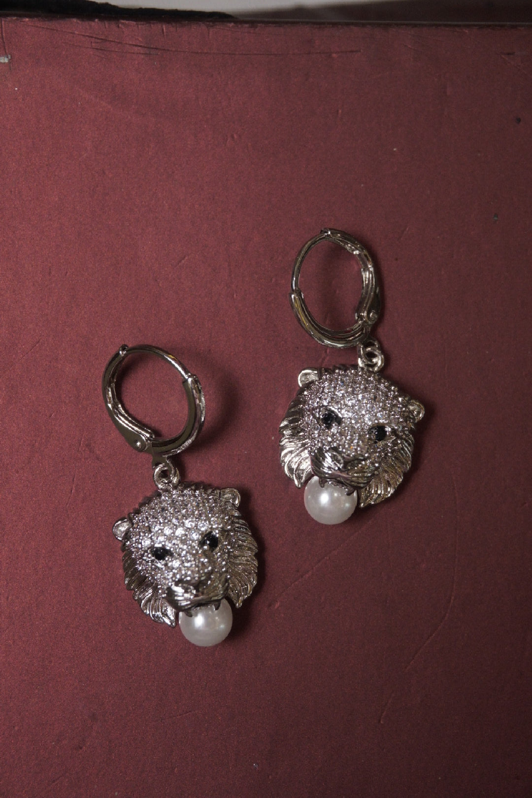 Panther Pearl Earrings