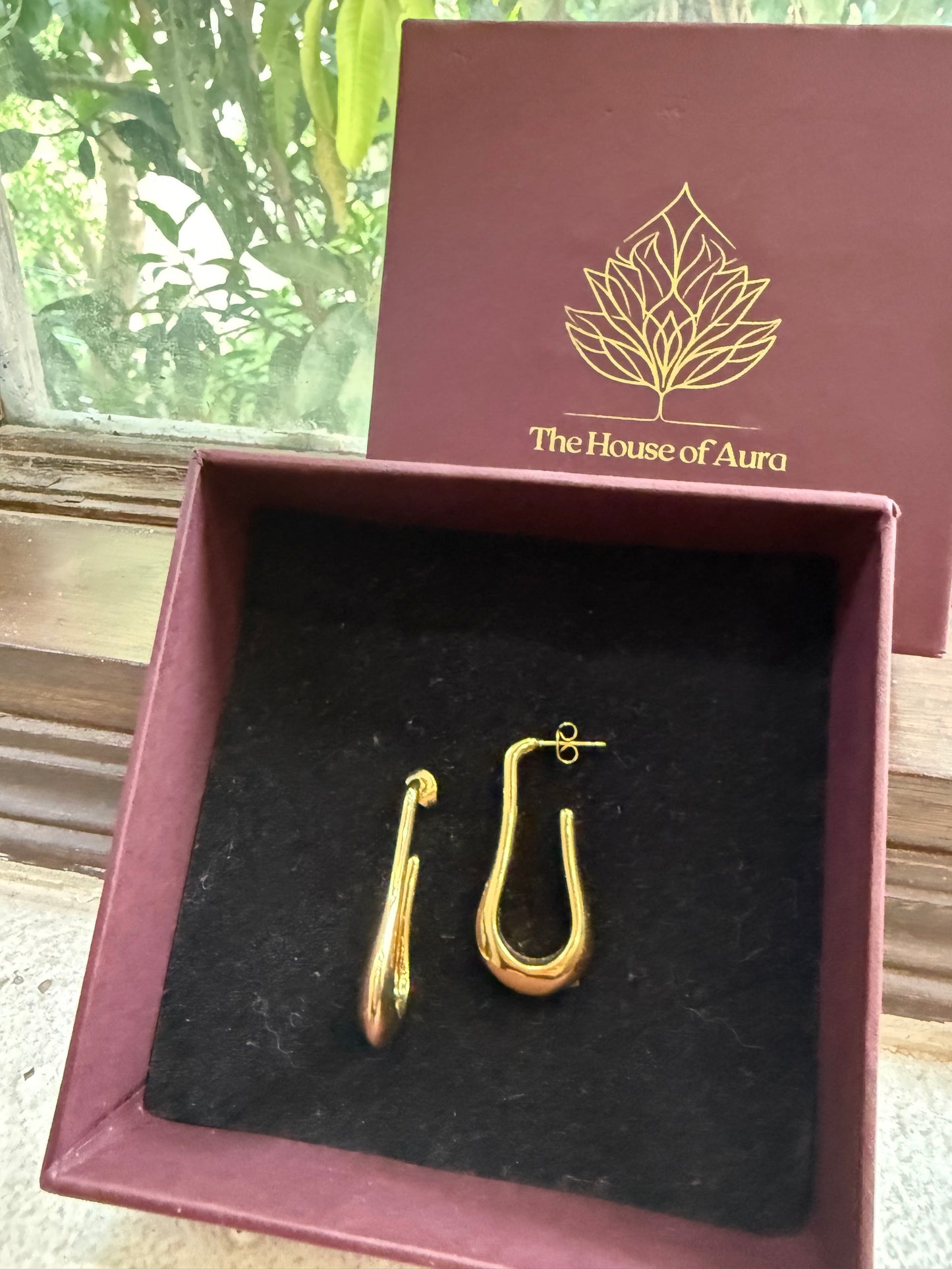 Dewdrop Loop Earrings