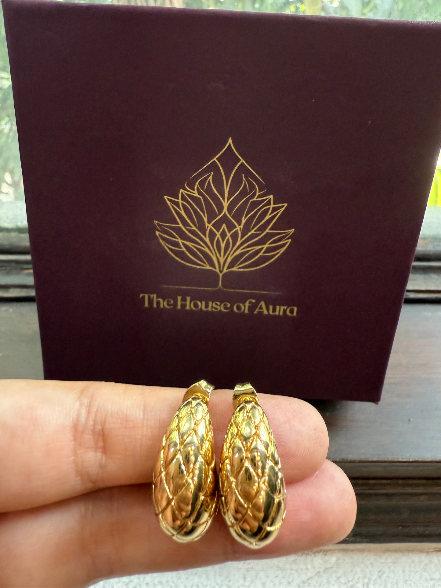 Quilted Gleam Earrings