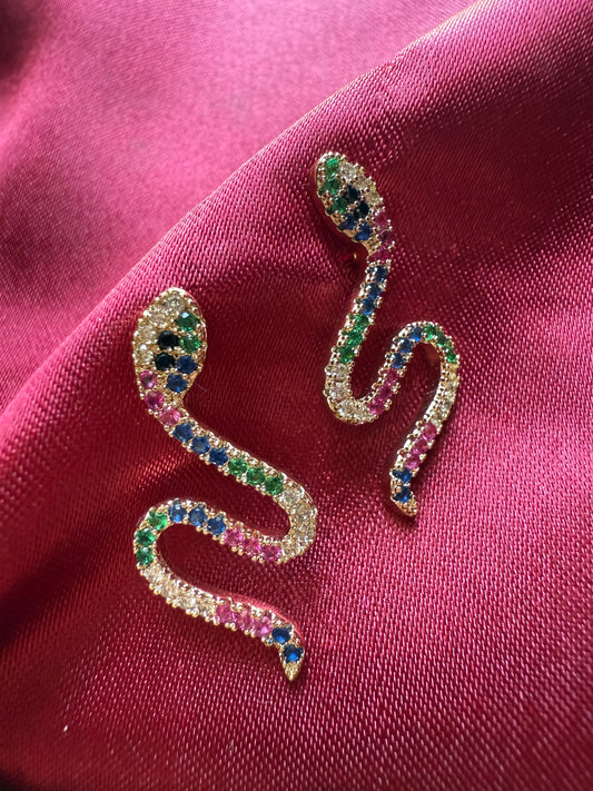 Multicolour L Earrings