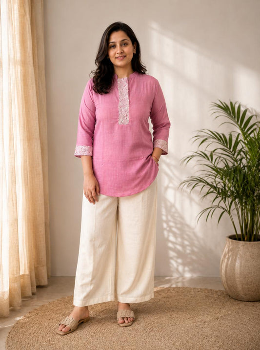 Blush Pink Kurta Set