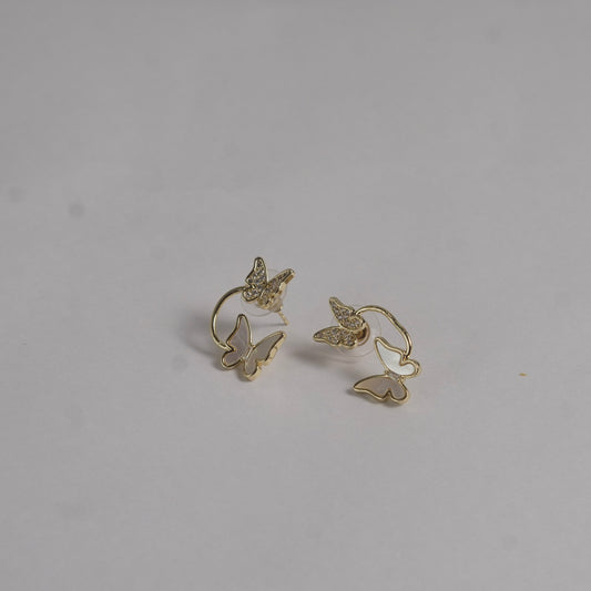 Double Butterfly Earrings