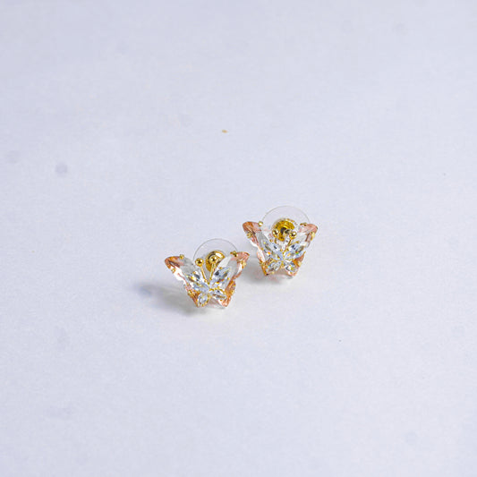 Pink Butterfly Earrings