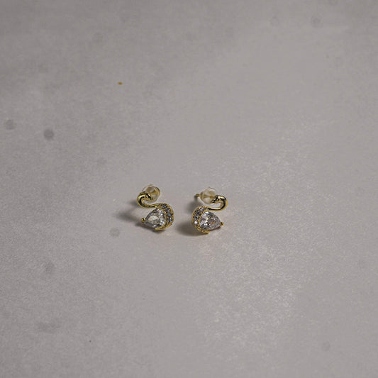 Swan Earrings