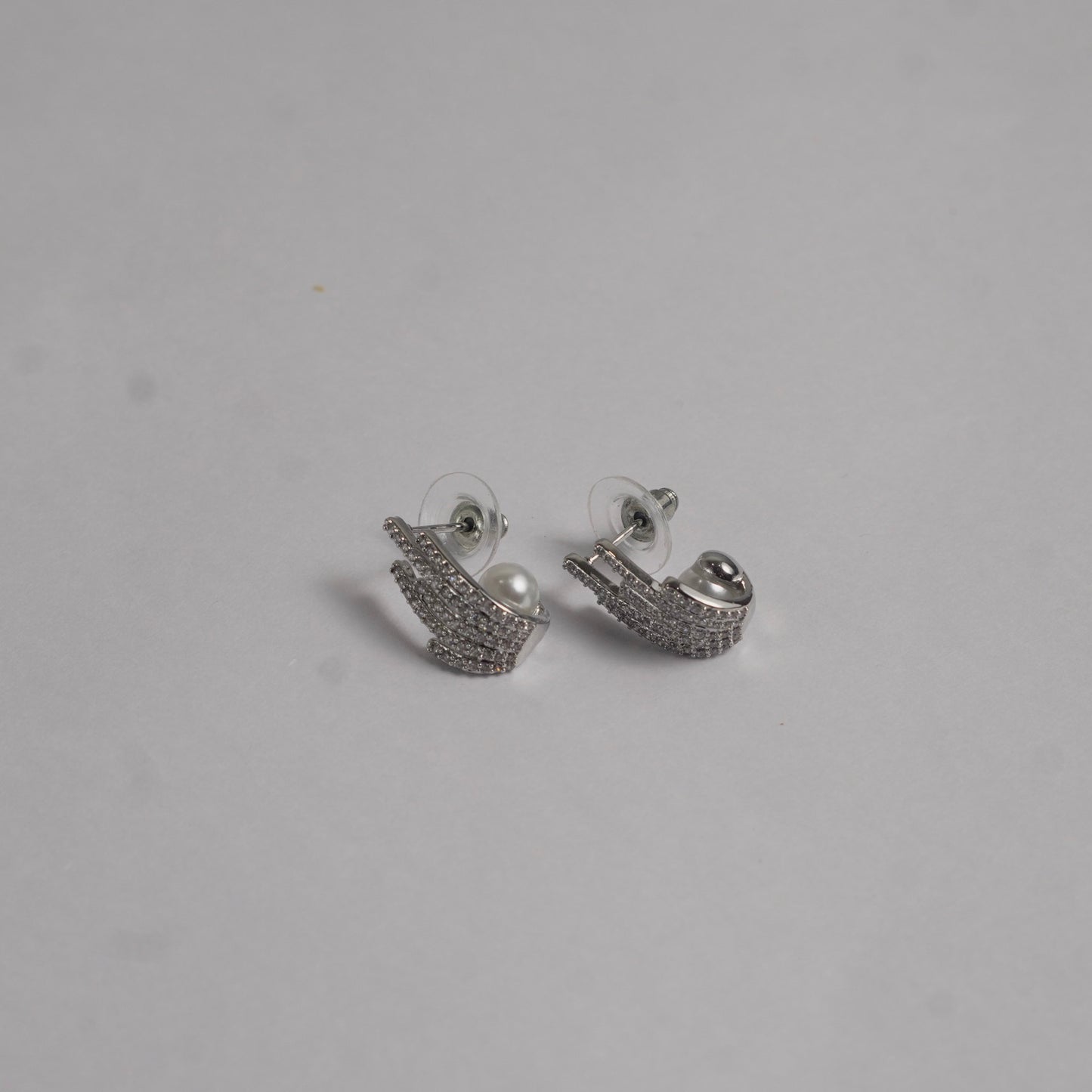Diamond Wing Earrings