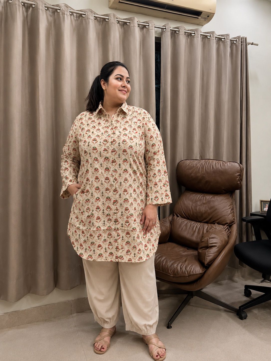 Gulnaar Ivory Co-ord Set