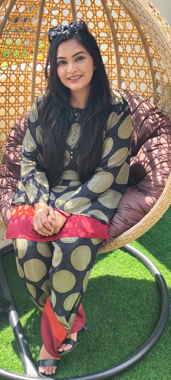 Kaala Bindu Co-ord - seated view