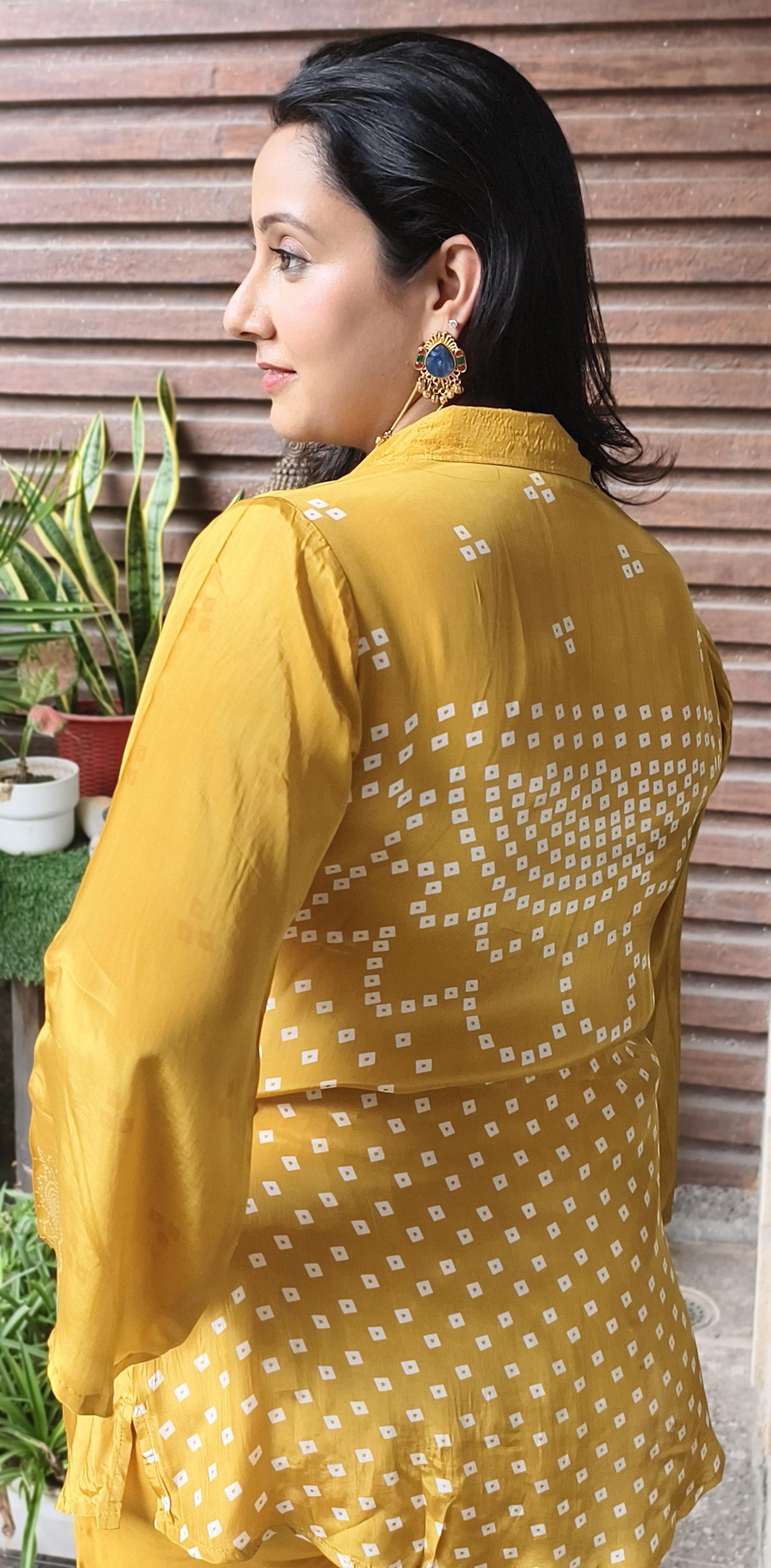 Kesari Shisha Co-ord — back view